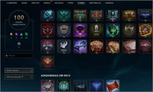 CONTA LOL COMPETITIVA 25 RUNE PAGES  127 CAMPEÕES desde 2013 - League of Legends