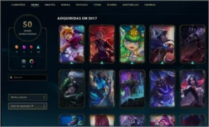 CONTA LOL COMPETITIVA 25 RUNE PAGES  127 CAMPEÕES desde 2013 - League of Legends