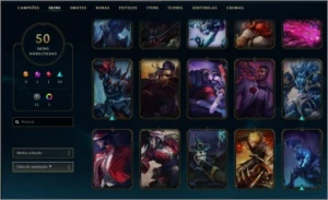 CONTA LOL COMPETITIVA 25 RUNE PAGES  127 CAMPEÕES desde 2013 - League of Legends