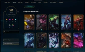 CONTA LOL COMPETITIVA 25 RUNE PAGES  127 CAMPEÕES desde 2013 - League of Legends