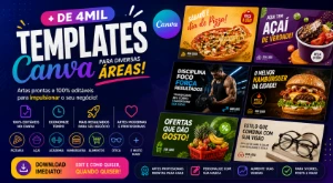 Pack 4 Mil Templates Canva
