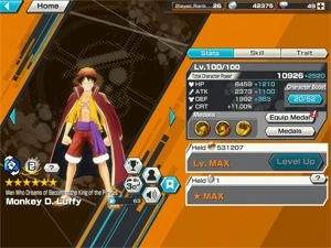 Ótima conta de bounty rush bem upada com luffy ex lvl 100 - One Piece Bounty Rush OPBR