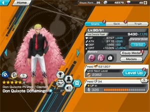 Ótima conta de bounty rush bem upada com luffy ex lvl 100 - One Piece Bounty Rush OPBR