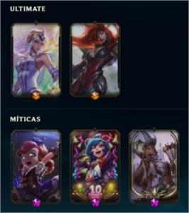 Conta League Of Legends Platina, 103 Skins e 55 frag skin LOL