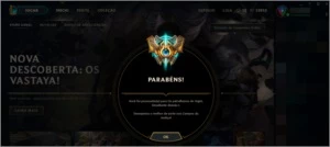VENDO CONTA  MASTER - 300 PONTOS ( 1 WIN = CHALLENGER ) - League of Legends LOL