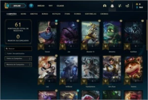 Conta bronze 3 com 4 skins e 30 champs - League of Legends LOL
