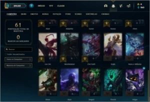 Conta bronze 3 com 4 skins e 30 champs - League of Legends LOL