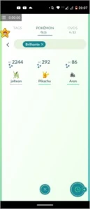Conta de pokémon go lvl 34