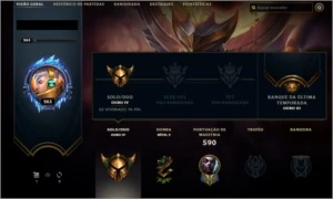 Conta LOL Com 432 SKINS/TODOS CHAMPS/OURO V - League of Legends