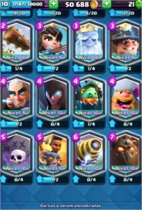 Conta Clash Royale/Quase Full Lendárias/Preço Negociável