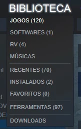 Conta steam 2.3 anos - Level 41 - 120 Jogos
