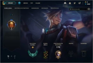 CONTA PLATINA SMURF - League of Legends LOL