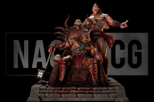 Shao Kahn and Goro Motal Kombat 3D STL - Outros