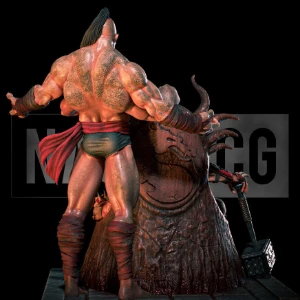 Shao Kahn and Goro Motal Kombat 3D STL - Outros