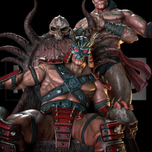 Shao Kahn and Goro Motal Kombat 3D STL - Outros