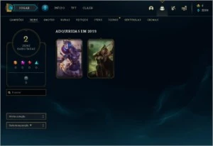 Conta LoL Ouro 4 - League of Legends