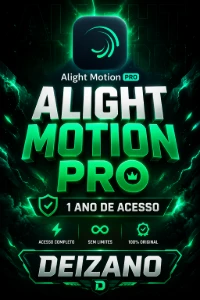 Alight Motion Pro 1 Ano - Conta / 30 Dias De Garantia! - Assinaturas e Premium