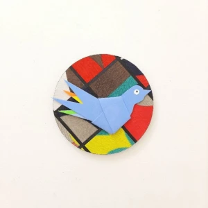 Enfeite Passarinho Azul - Artesanato e Personalizados