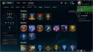 Vendo conta do lol... - League of Legends
