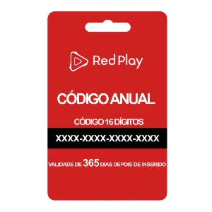 Red Play anual Gift Card 365 dias - Gift Cards
