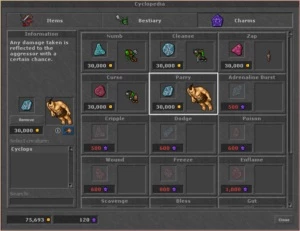 Acessos, Bestiário e etc - Tibia