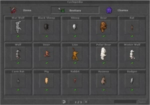 Acessos, Bestiário e etc - Tibia
