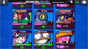 Pacote contas brawl stars