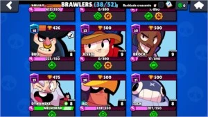 Pacote contas brawl stars