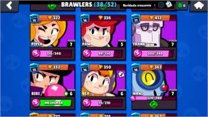 Pacote contas brawl stars