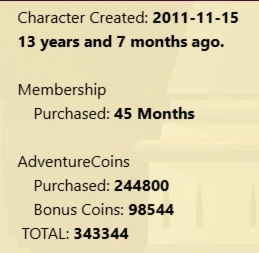Conta Aqw 2011 Com Muitos Rares Antigos - Adventure Quest World