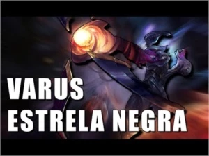 conta league of legends na md10, e varus dark star LOL