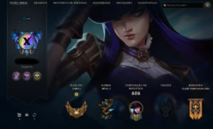 Conta de League of Legends 10 anos, 286 skins, todos champs! LOL