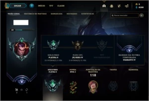 Conta platina 2 com 28 skins e 48 champs - League of Legends LOL