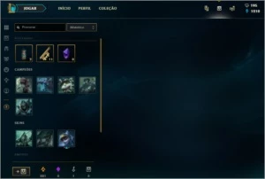 Conta LoL Platina IV - League of Legends