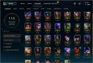 Conta Diamante 3 com 6 skins e 33 campeões - League of Legends LOL