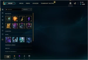 Conta Diamante 3 com 6 skins e 33 campeões - League of Legends LOL