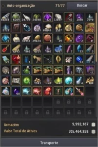 CONTA BDO VALK SUCC 5 PENS + T8 CORCEL 14FS + BARRACA - Black Desert