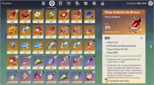 VENTI / KLEE / RAZOR / CHONGYUN / ARMA 5* +++++ - Genshin Impact