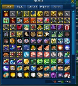 ||LADMO||CONTA MID GAME COM ITENS E DIGIMONS RAROS - Digimon Masters Online