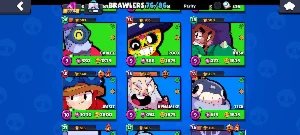 Conta Brawl Stars 30 mil troféus 32k de moedas