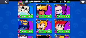 Conta Brawl Stars 30 mil troféus 32k de moedas