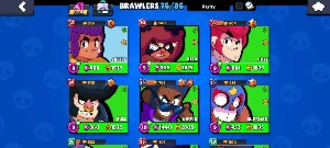 Conta Brawl Stars 30 mil troféus 32k de moedas