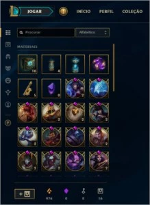 Conta no League of Legends LOL