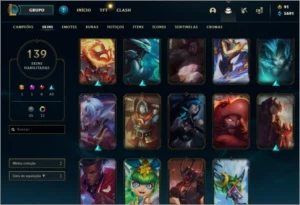 CONTA DIAMANTE 2 // 144 CHAMPIONS// 139 SKINS NV 220 - League of Legends LOL