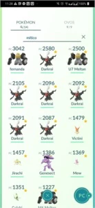 Conta Pokemon GO LVL 38 85 Lendários (3 Regigigas) - Pokémon