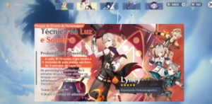 Conta com yelan + assinatura + 200 tiros + 40 dias de benção - Genshin Impact