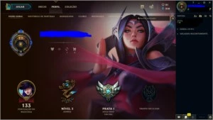 vendo conta lol Prata 1 100 pdl - League of Legends