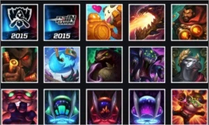Conta league Of Legends,skins da foto,borda de platina,mmr m LOL