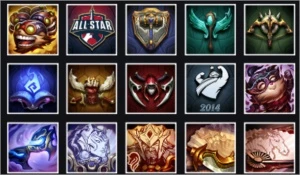 Conta league Of Legends,skins da foto,borda de platina,mmr m LOL