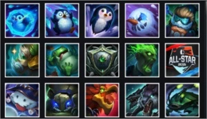 Conta league Of Legends,skins da foto,borda de platina,mmr m LOL